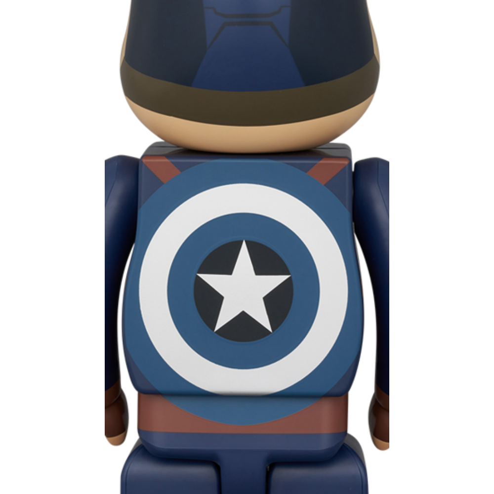 美國隊長 CAPTAIN AMERICA (Winter Soldier Ver.) 400＋100% BE@RBRICK