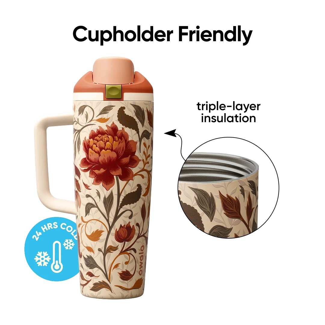 （預購）Owala FreeSip Tumbler 30oz  Woodland Boho