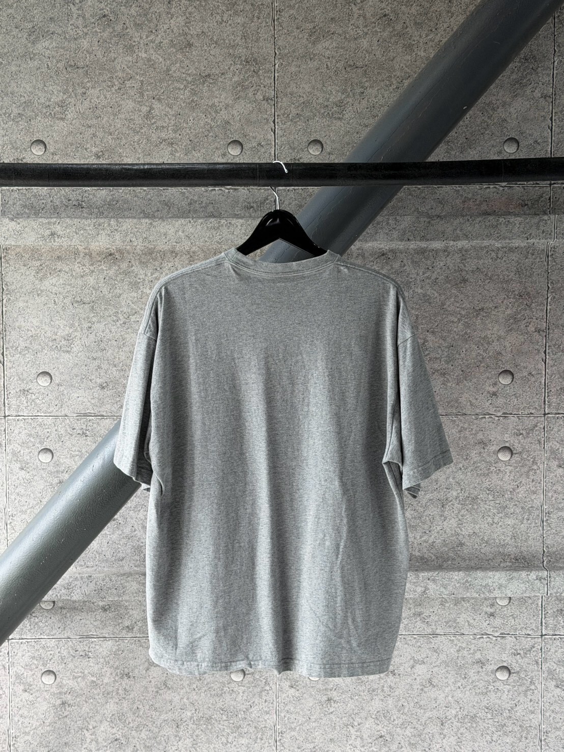 Balenciaga 絕版款 灰黑經典雙B鎖釦Logo 短袖T