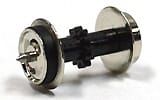 KATO 29-950-4  Geared Wheel Set Silver Short with Tire for EC