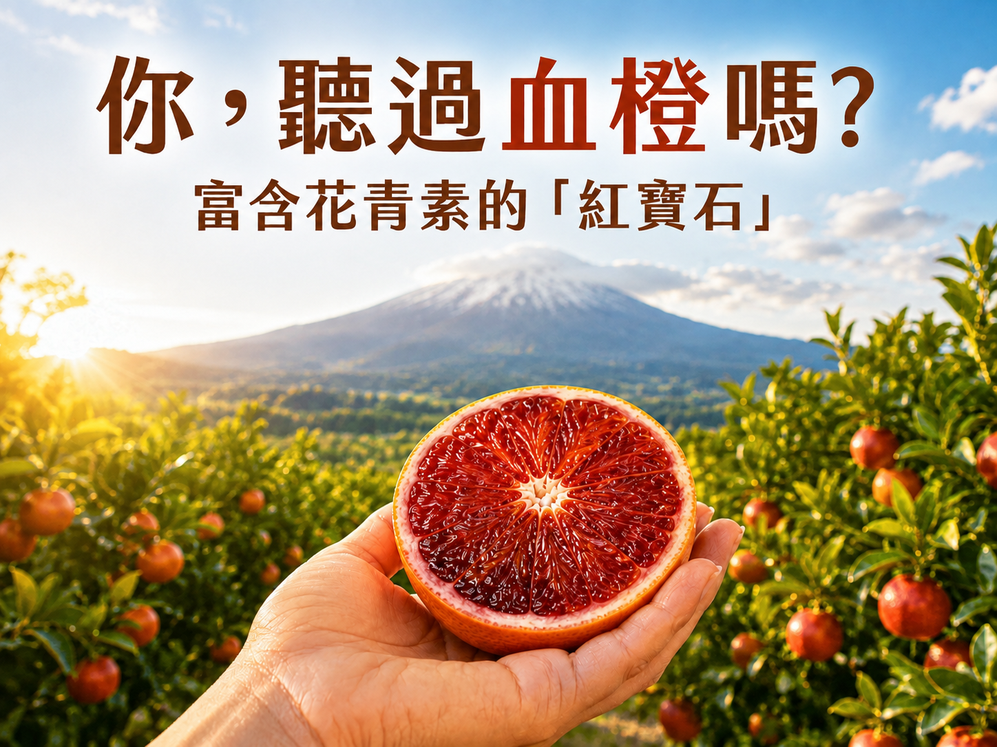 柳橙與血橙比較表:顏色、關鍵色素、風味、產季、代表產區