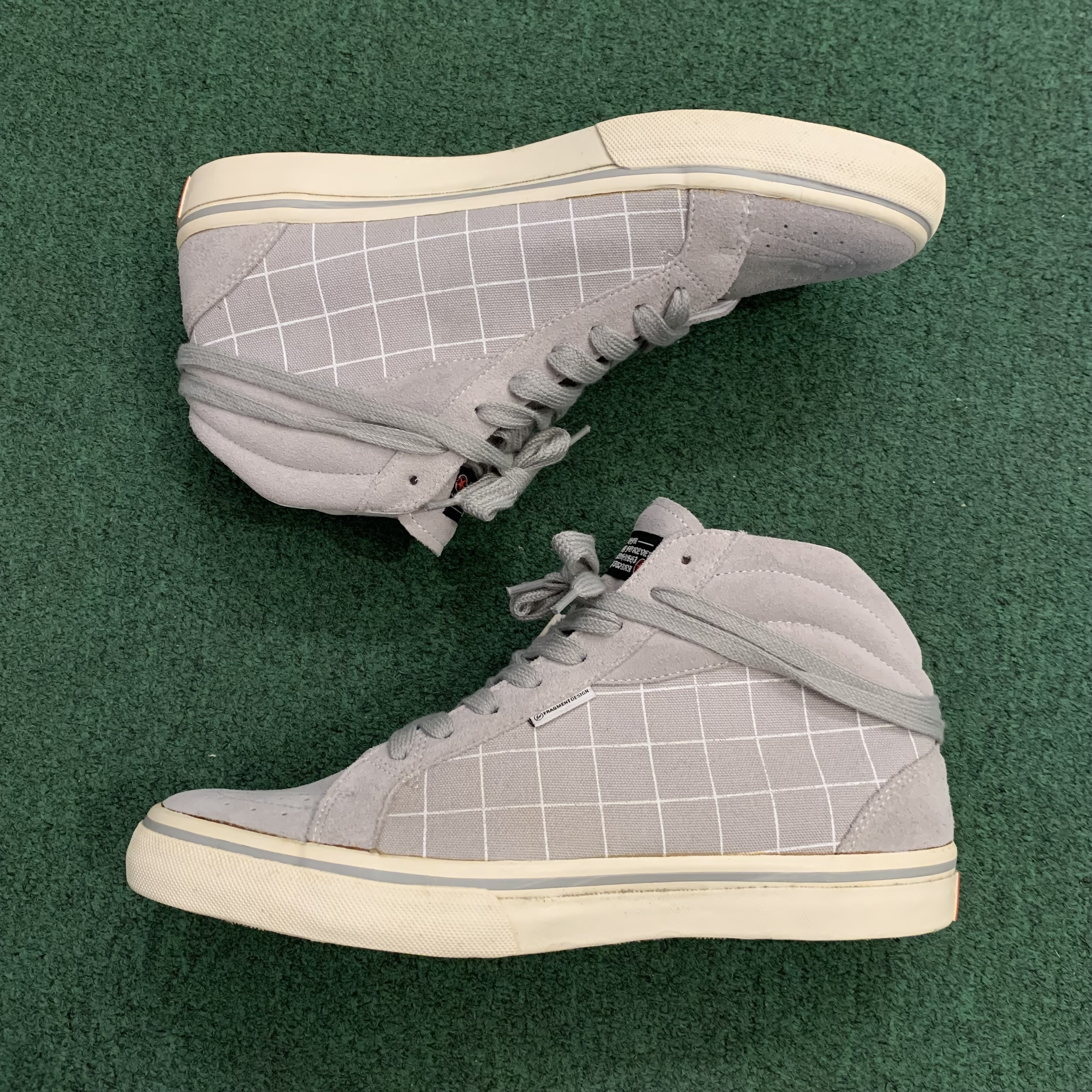HB SHOP DISPLAY SALE: VISVIM x UNDERCOVER AFFA x FRAGMENT DESIGN LOGAN SHOES - ICE GREY SIZE 10 IN STOCK NOW (現貨發售中)