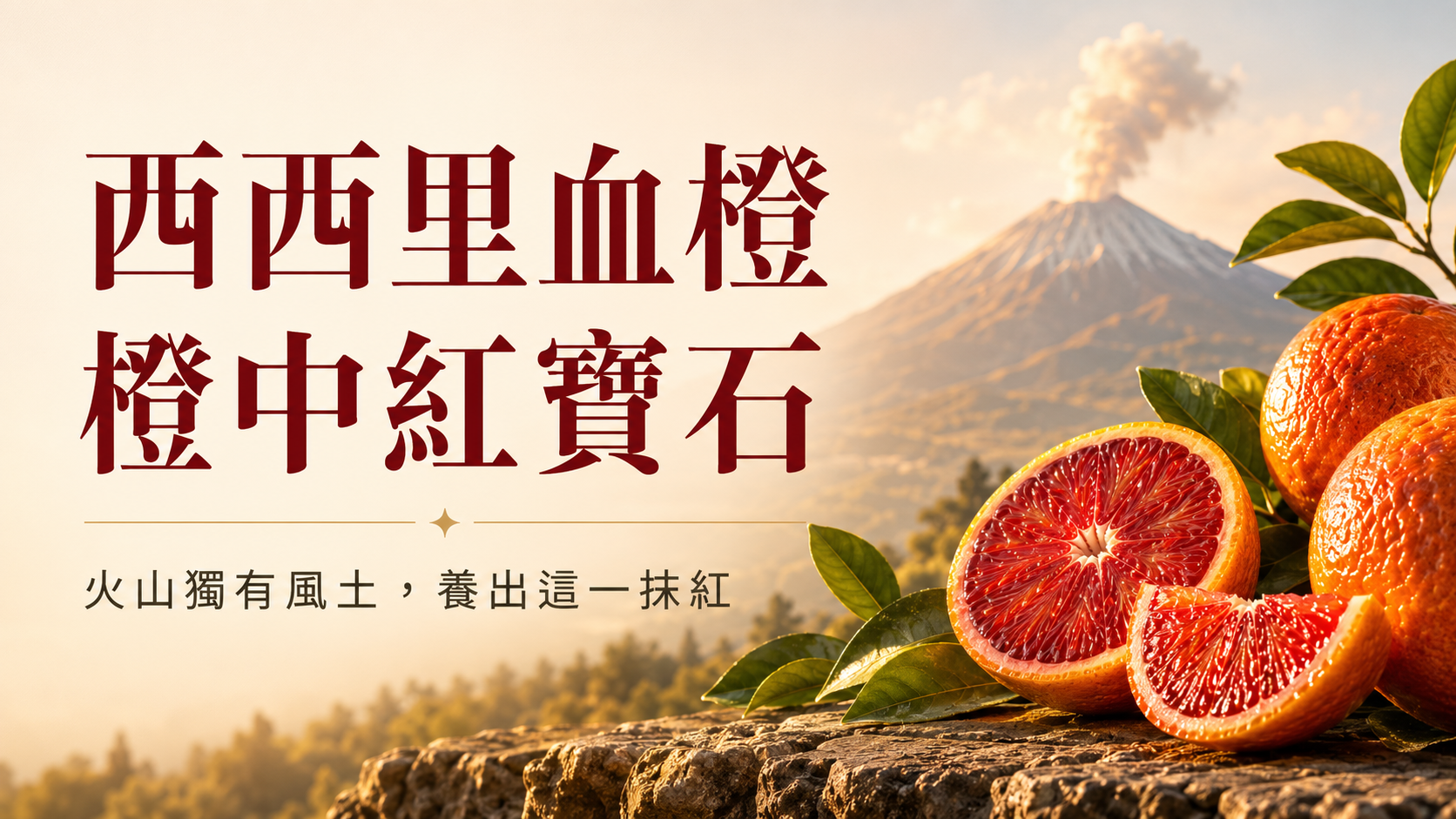 血橙花青素形成機制:埃特納火山日夜溫差與低溫誘導
