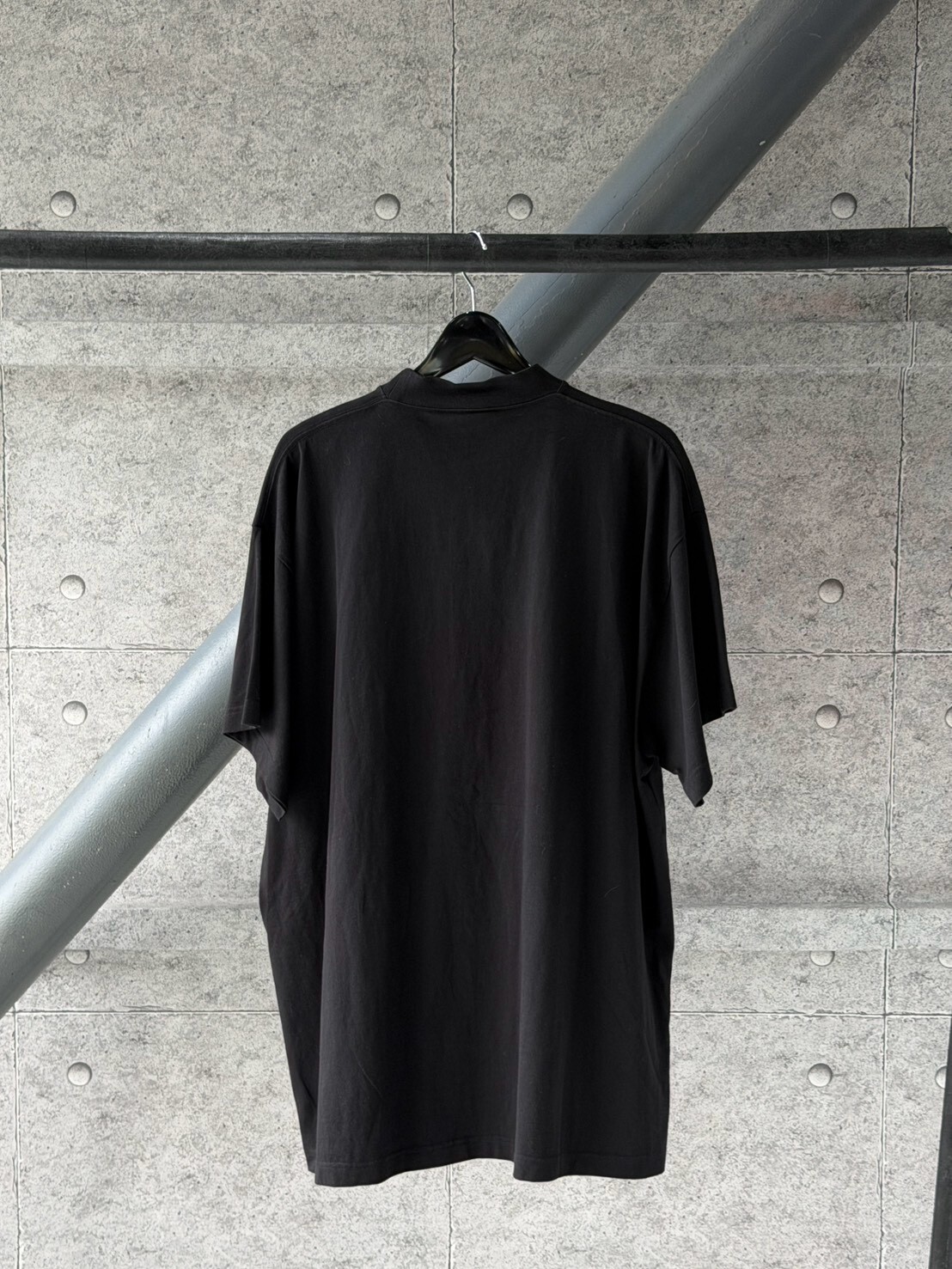 Balenciaga 疊層印花 翻轉刺繡字母Logo  短袖T