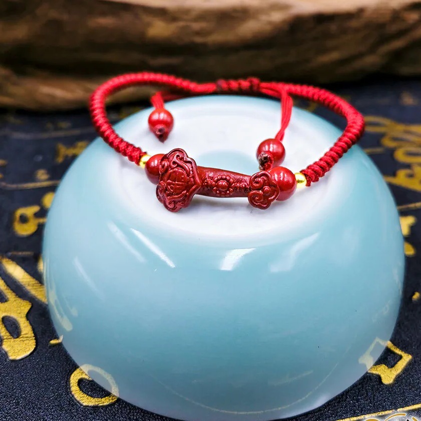 硃砂吉祥如意手鍊（含開光）