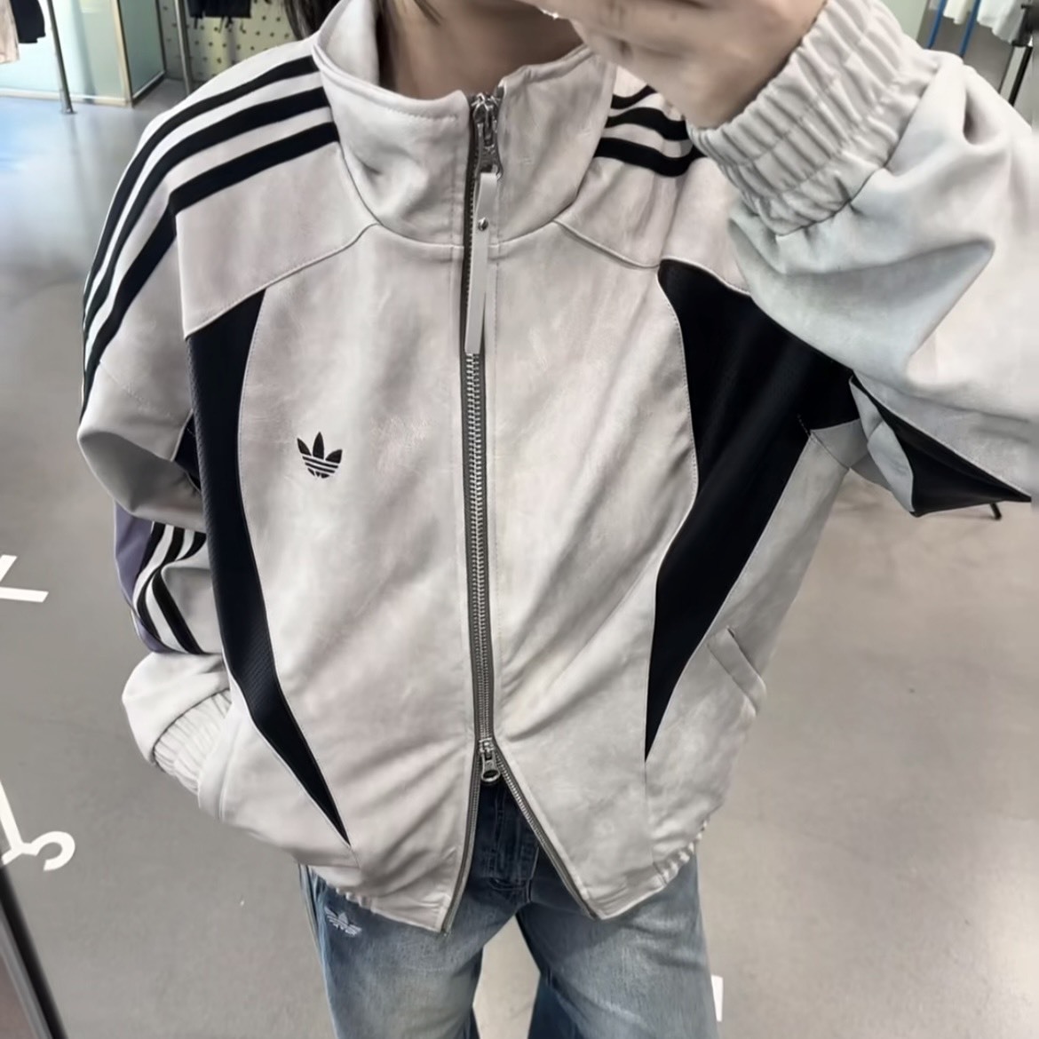 【代購】adidas Originals STREET 三線休閒運動長袖外套 男款