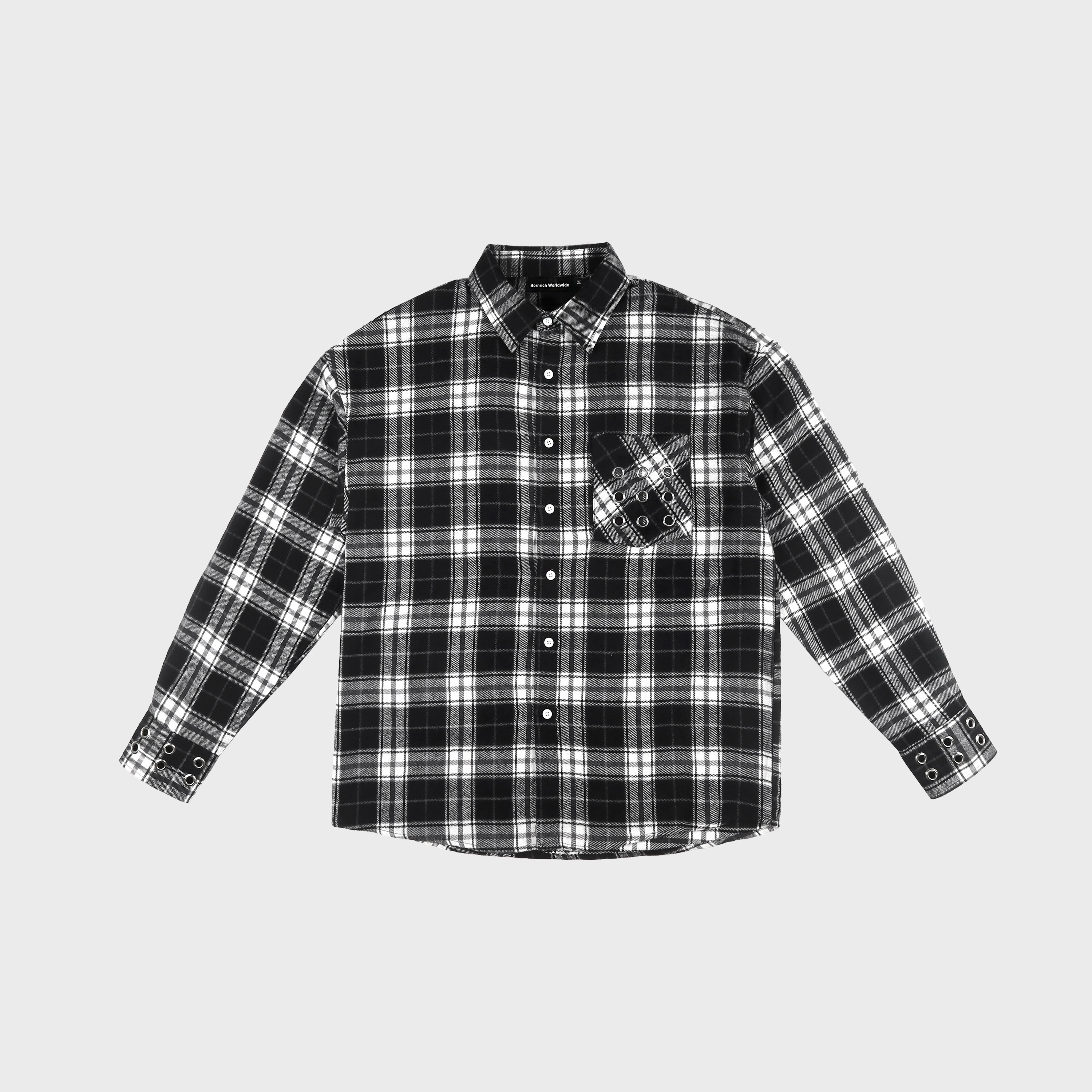 Bornrich｜Bsec Checked Shirt
