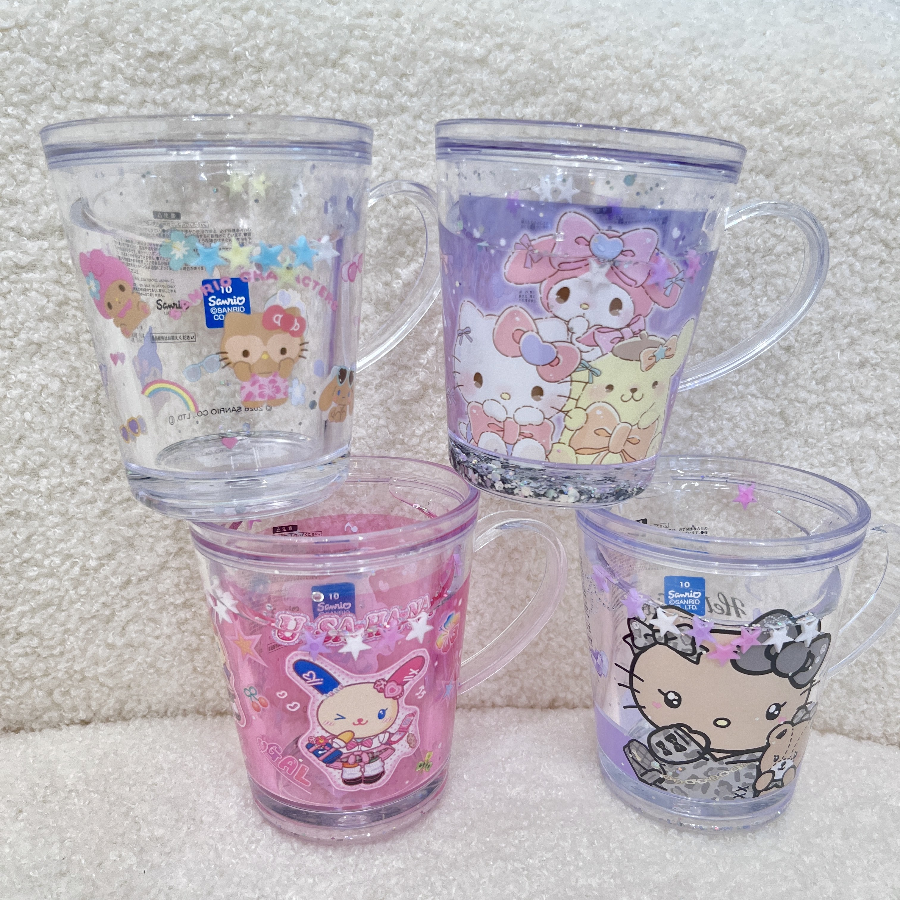 🇯🇵Sanrio流水亮片水杯☆彡