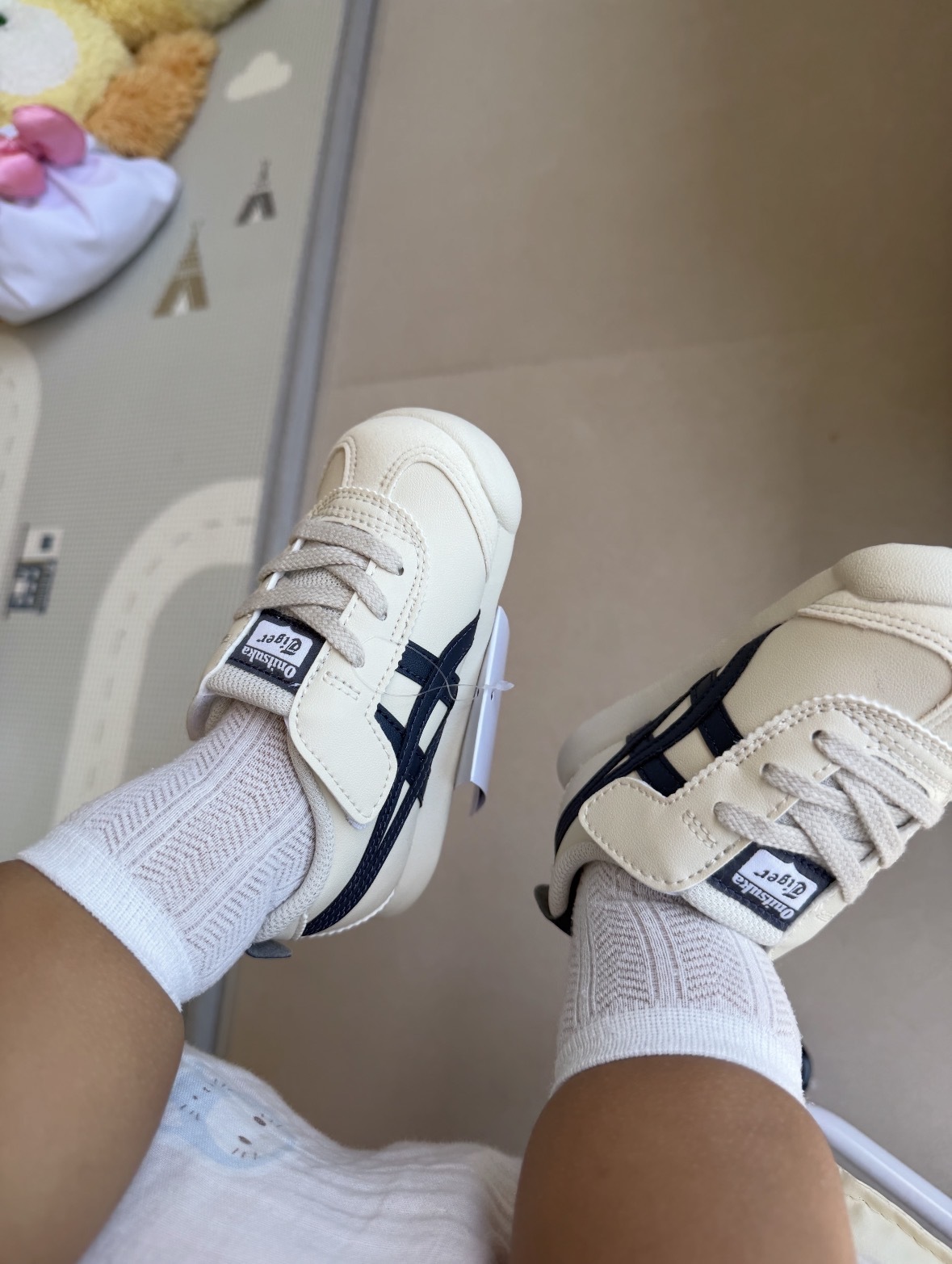 代購-〈可愛爆棚 兒童款〉Onitsuka Tiger鬼塚虎 魔術貼 學步鞋 嬰幼童 共五色