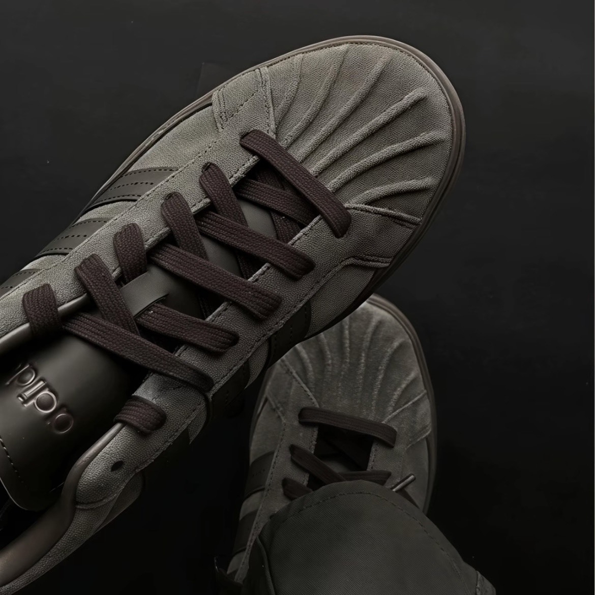 【代購】adidas STREETTALK SCSPW FTW 復古休閒板鞋 男女同款 深棕