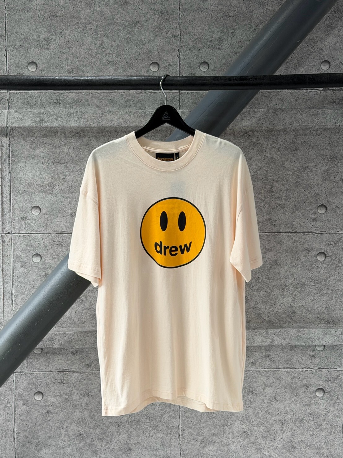 Drew House 米白 笑臉印花Logo 短袖T
