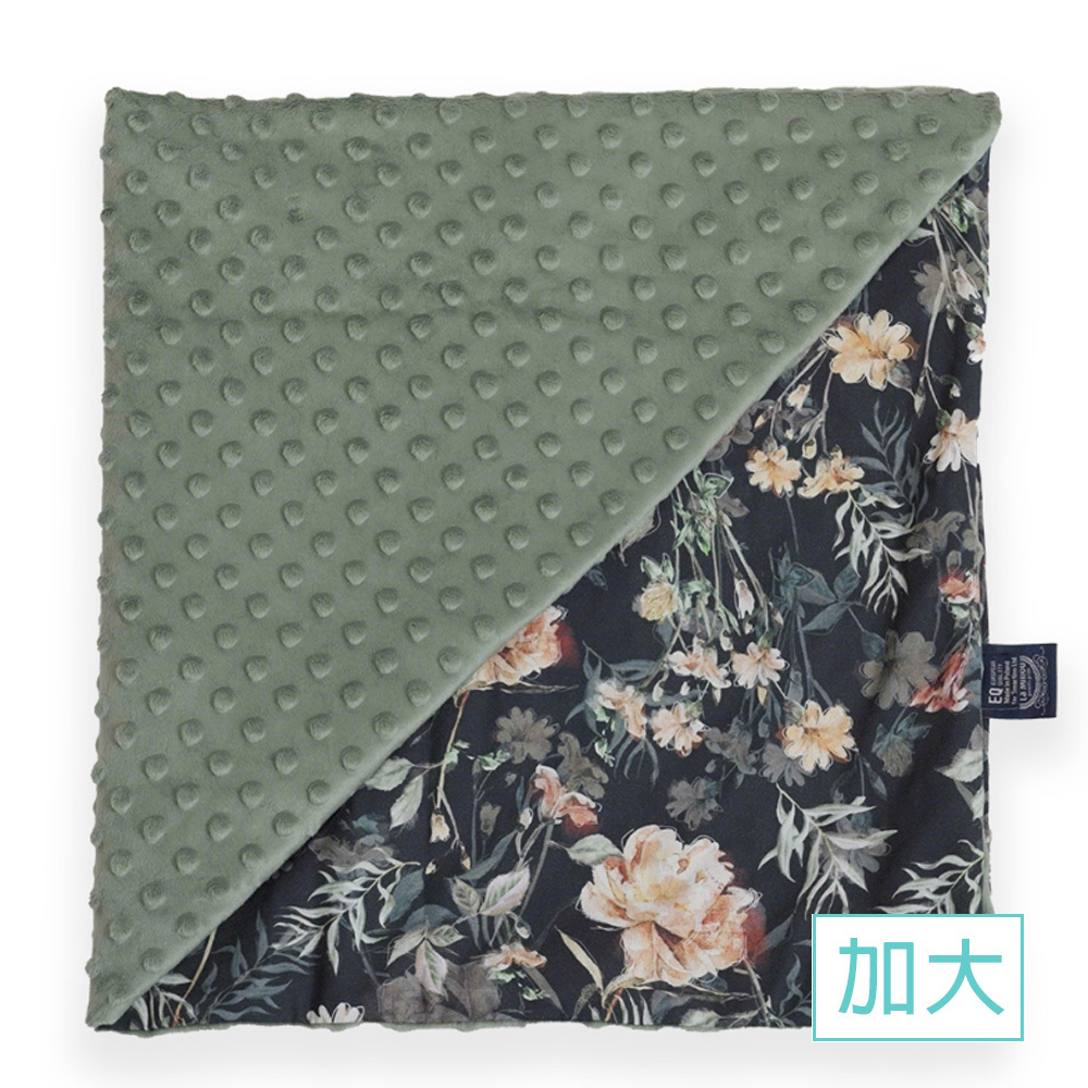 【79折】La Millou波蘭 單面巧柔豆豆毯加大｜黑諾瓦花叢｜抹茶鮮牛奶-outlet專屬