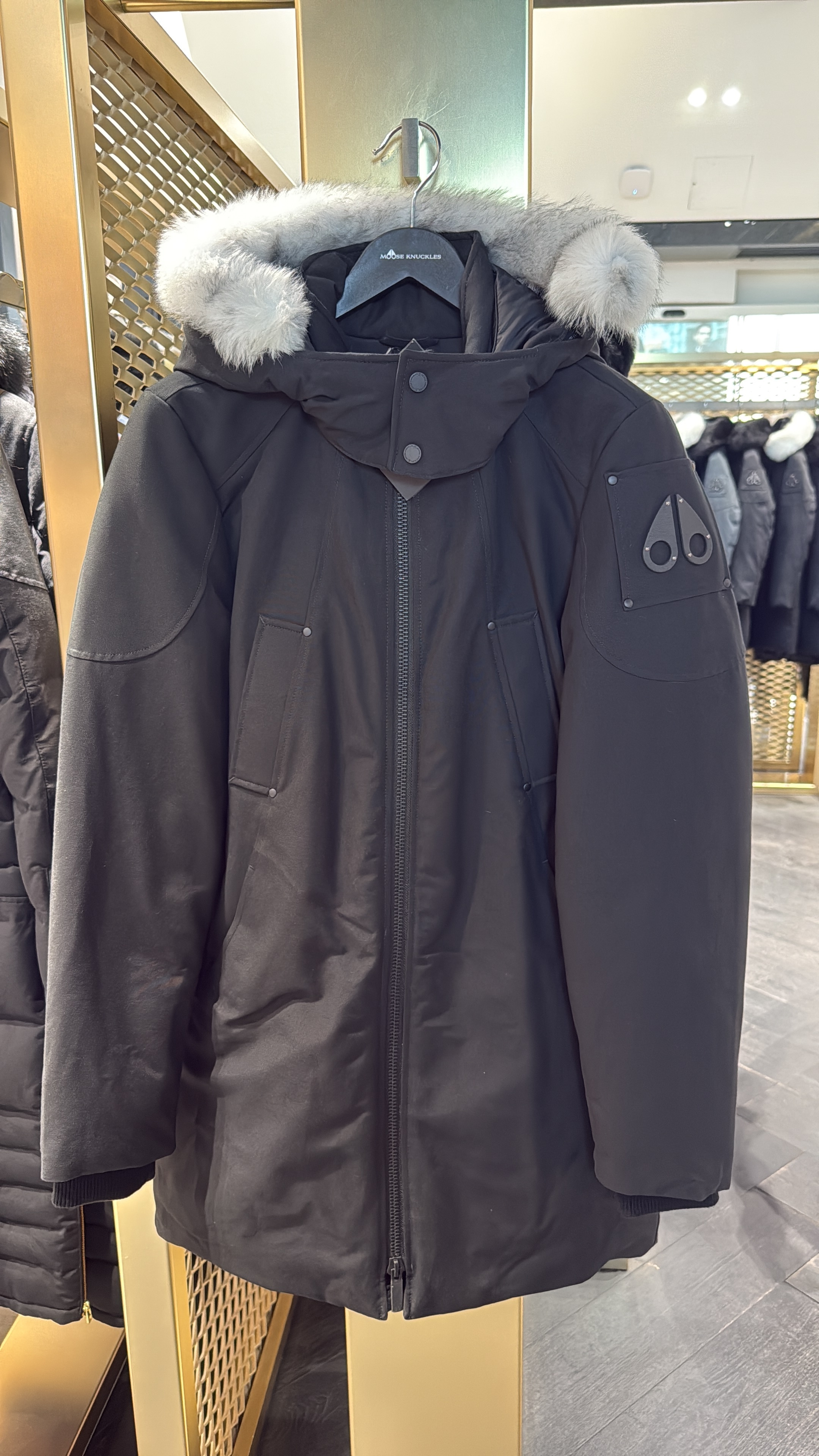 Moose knuckles Yukon parka jacket black