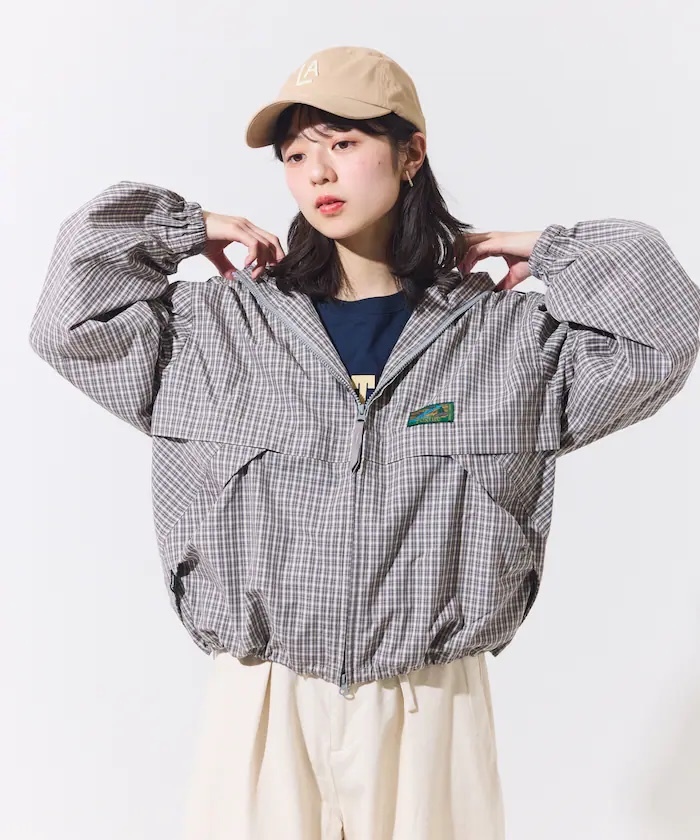 Freak's Store × Foxfire 獨家 格紋 雙拉鍊 連帽外套 三色