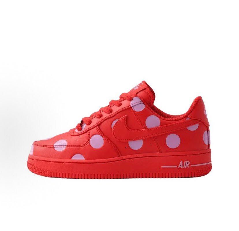 Nike Air Force 1 點點 女鞋 紅粉 IR8647-600