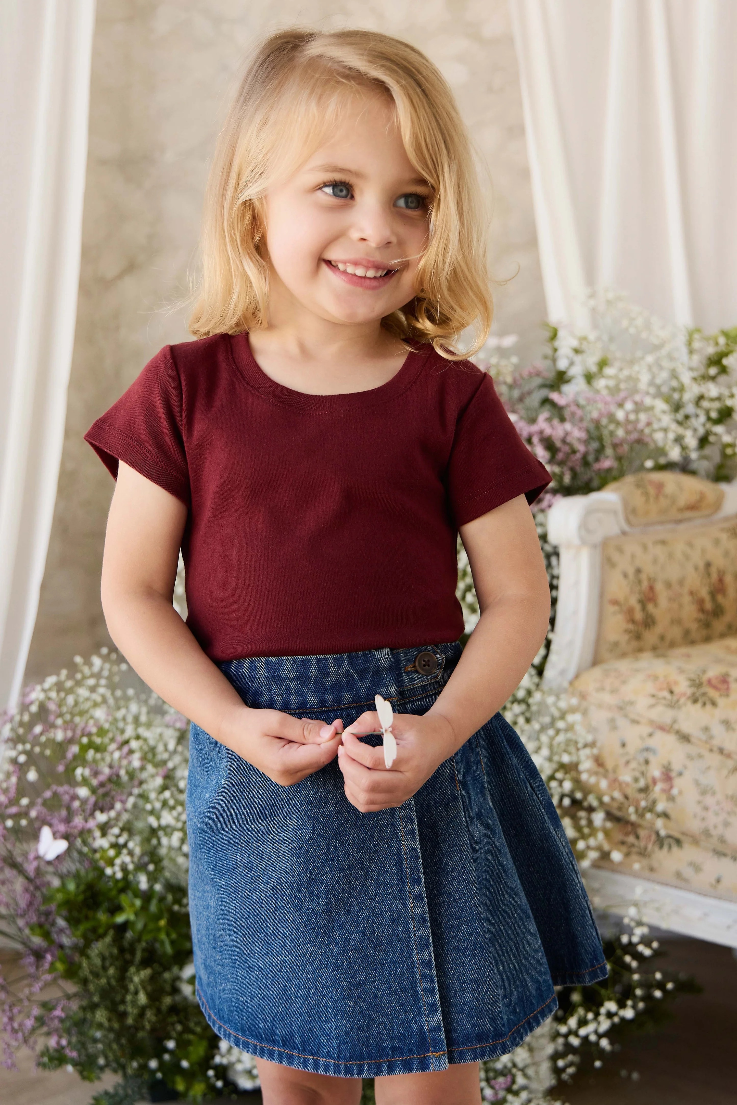 【預購】JAMIE KAY - Beatrice Skirt（Classic Denim）