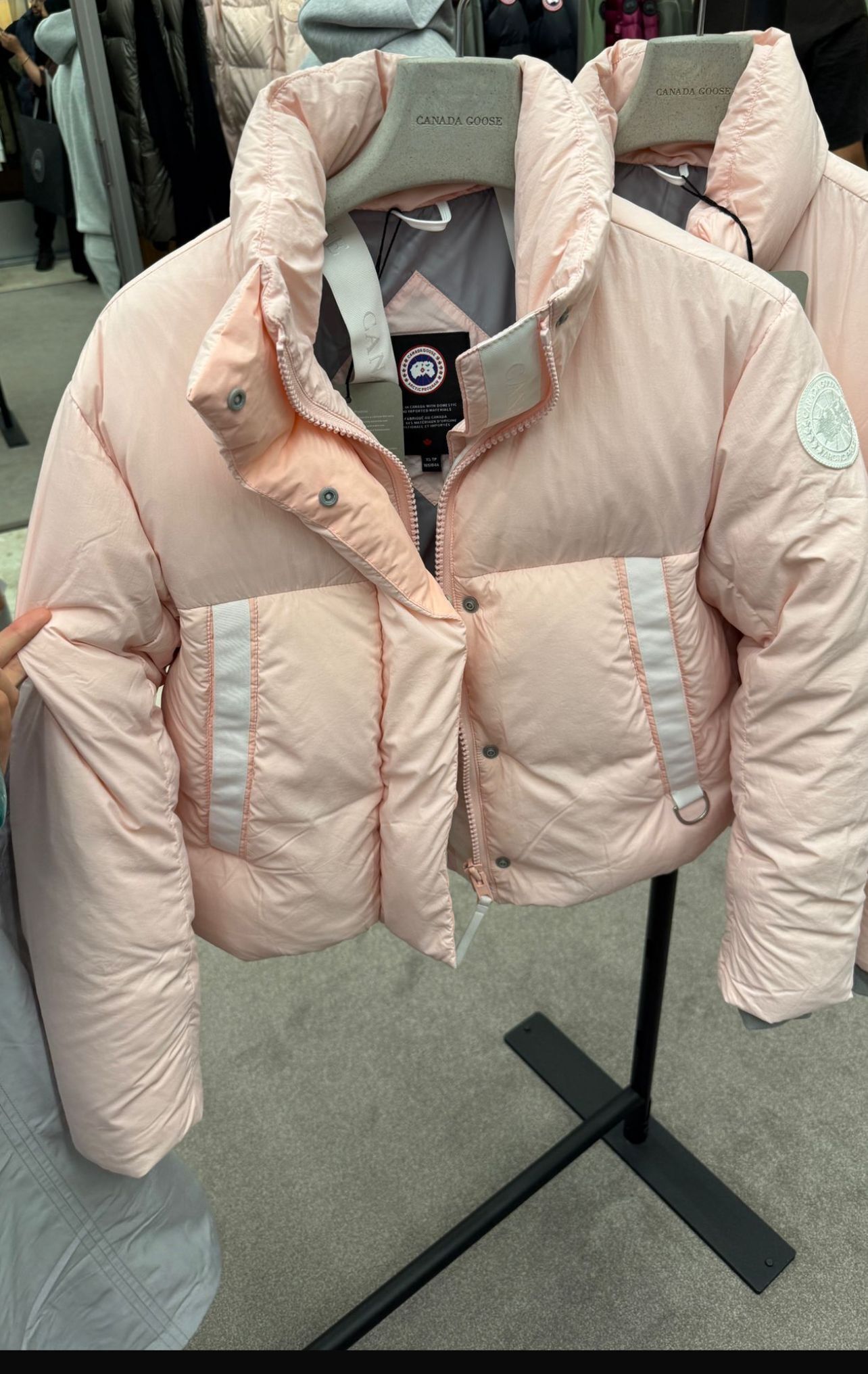 Canada goose junction down jacket pink