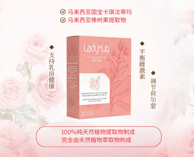 CA260830 - A20-VISION HEALTHCARE LADYHUB 卡琪花蒂瑪與瑪加卡尼草本粉飲料 15 包 / 盒-EXP:6月 28年