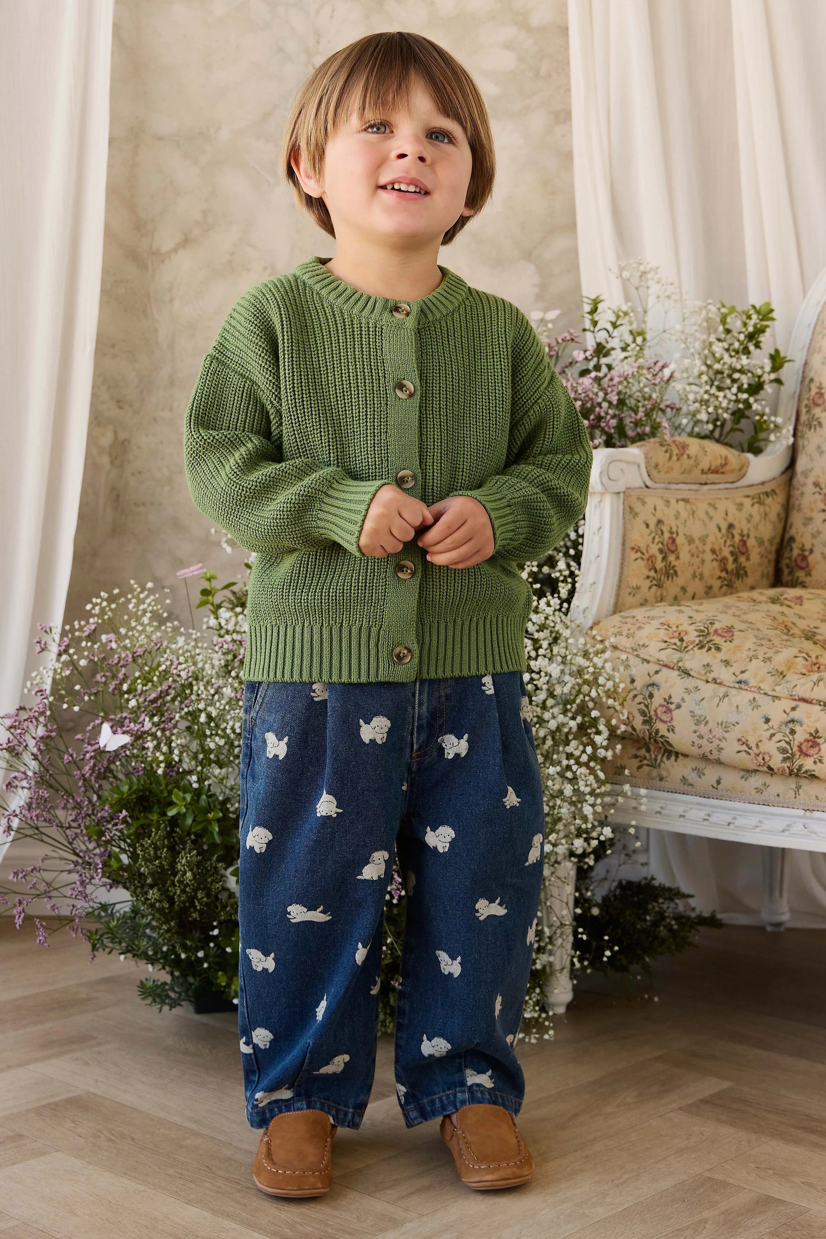 【預購】JAMIE KAY -Johan Knitted Cardigan（Matcha）