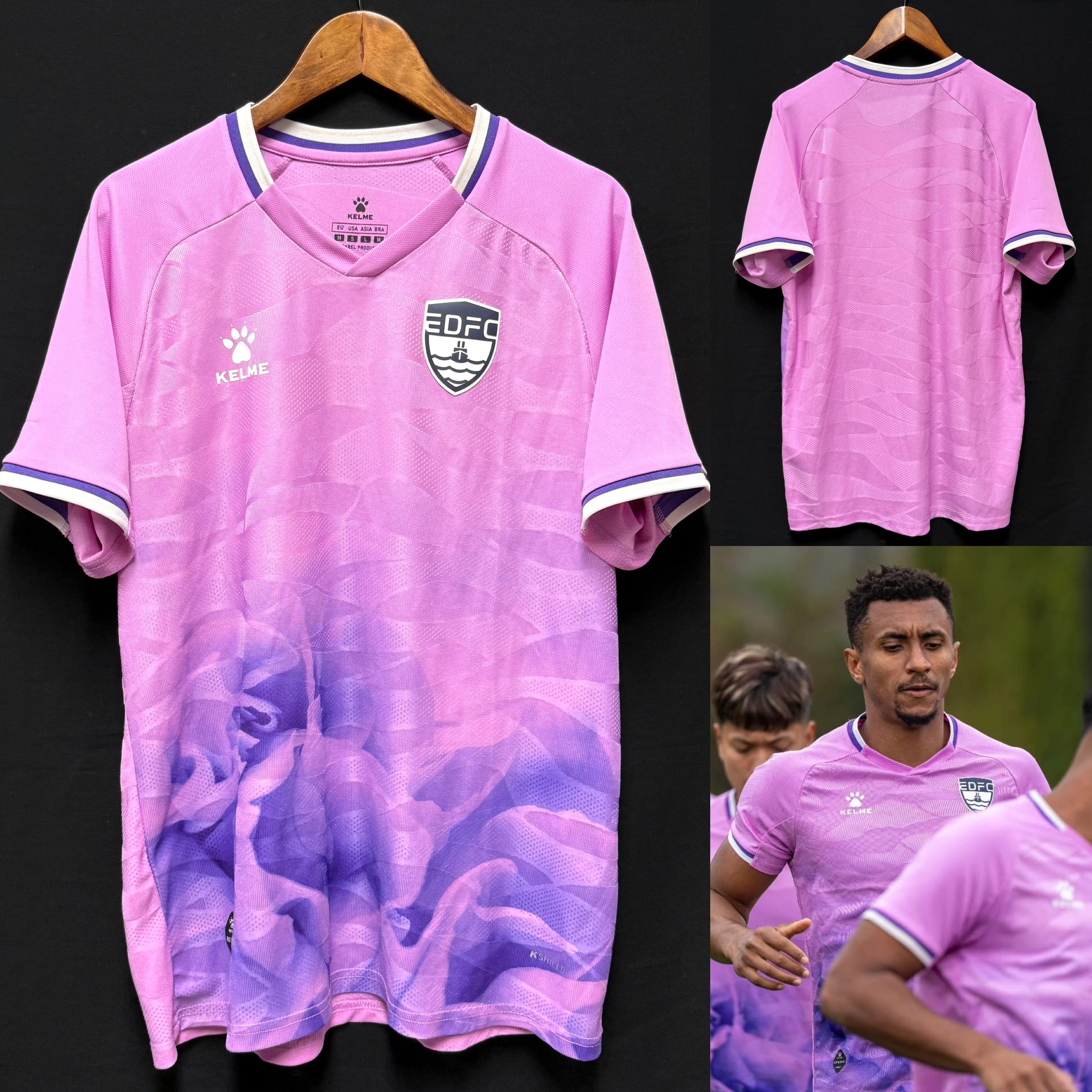 (Match Worn) Eastern District Football Club 2025-2026 Kelme Match Worn Training Shirt