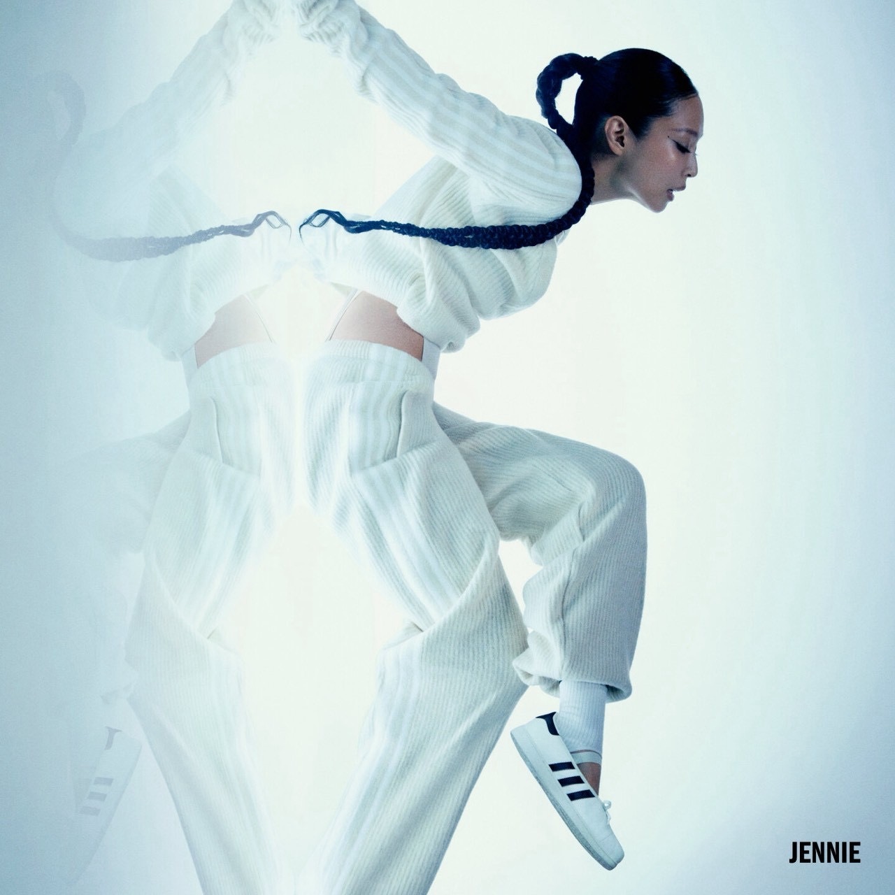 【Luxury】 限量 Adidas JENNIE 聯名 芭蕾舞鞋 SUPERSTAR SQ BALLET 芭蕾鞋 方頭休閒鞋 低筒鞋 皮革鞋 彈力收口 女鞋