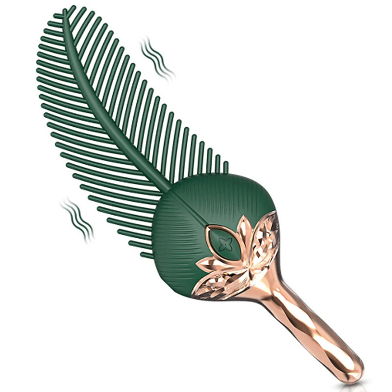 〔挑逗神器〕Peacock Feather Vibrator孔雀翎羽毛挑逗振動器