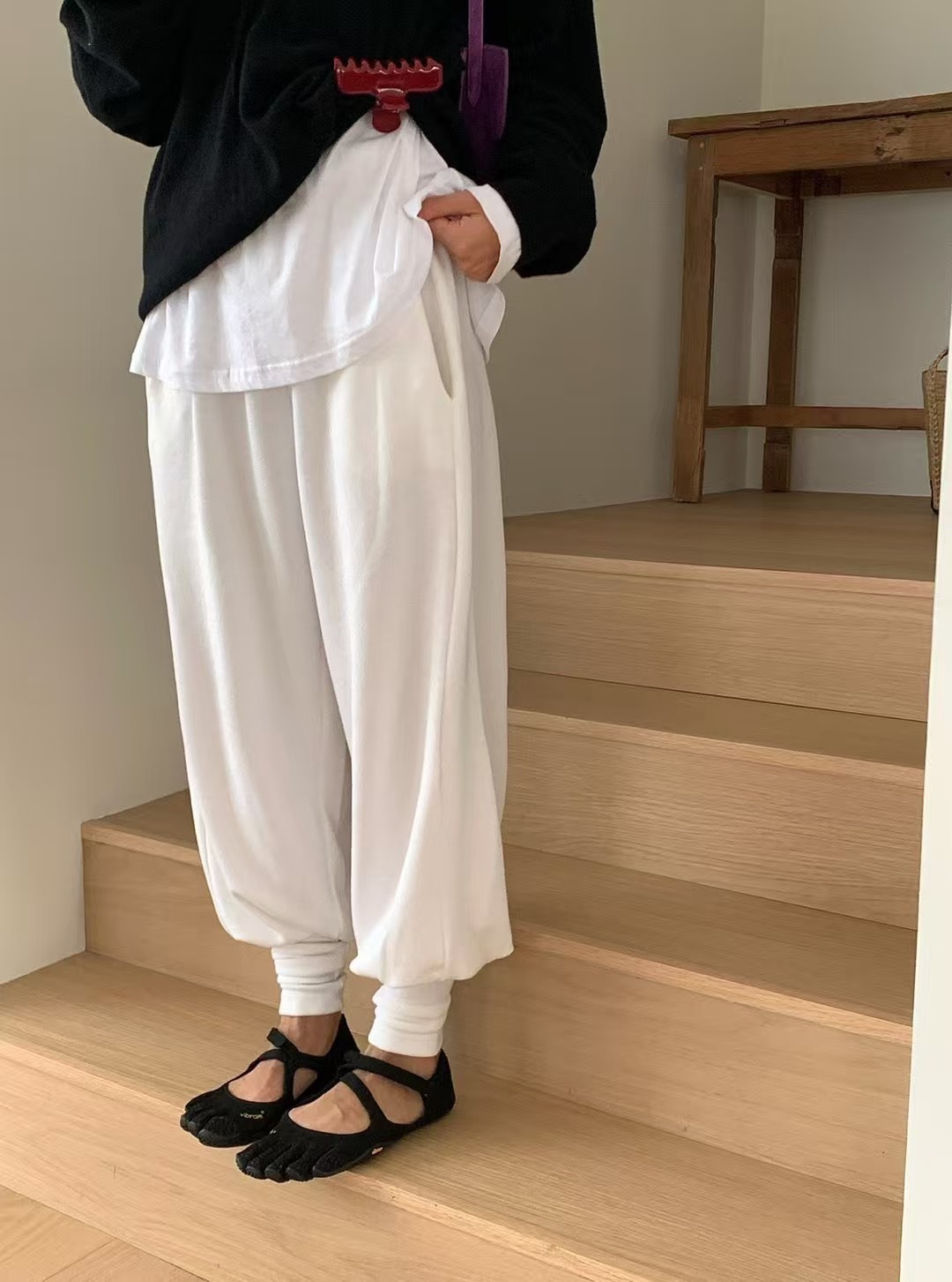 縮腳燈籠長褲