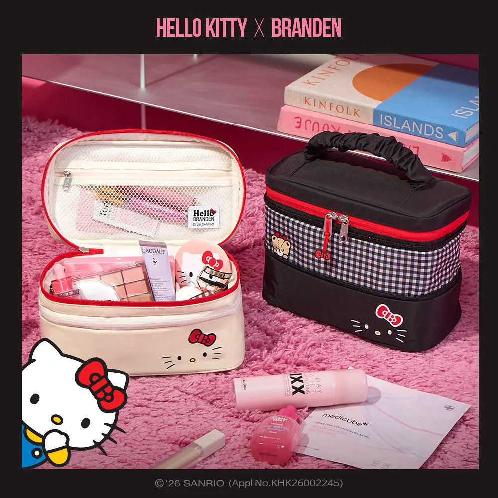 🇰🇷 30/8 - 5/9 韓國連線 OY大促銷 l Branden x Hello Kitty 化妝袋