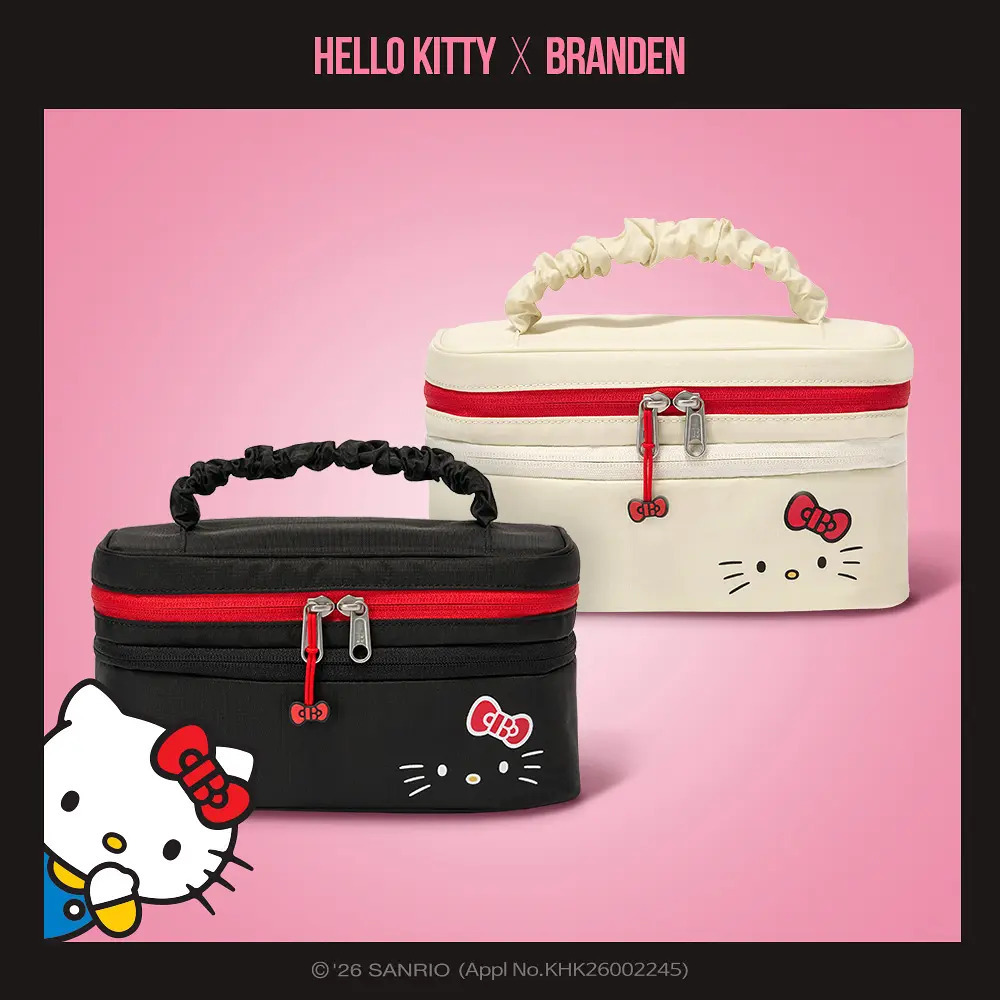 🇰🇷 30/8 - 5/9 韓國連線 OY大促銷 l Branden x Hello Kitty 化妝袋
