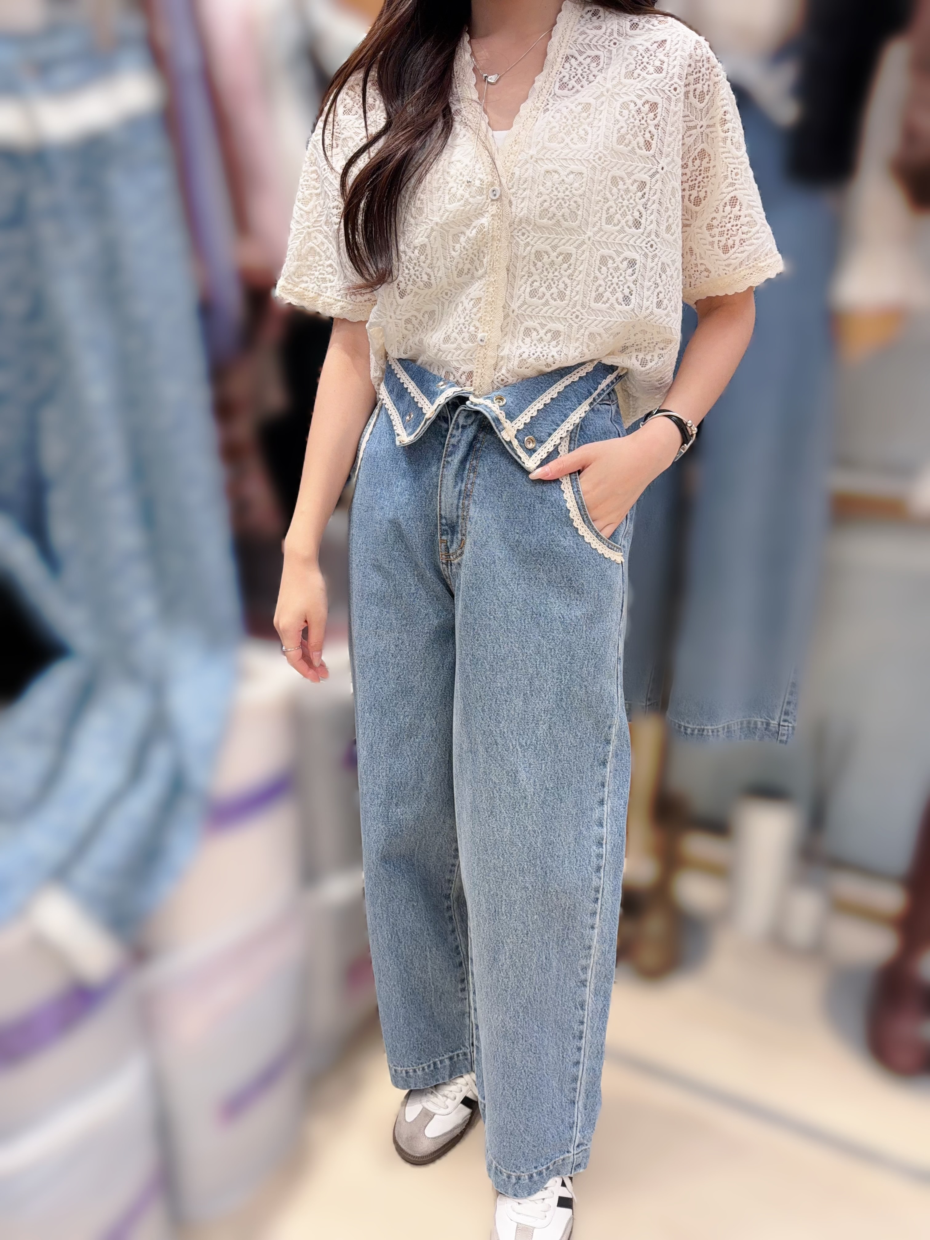 MC50 童童價 S:腰24-30 HIP43 M:腰25-31 HIP44 L:腰26-32 HIP45 長41 $579