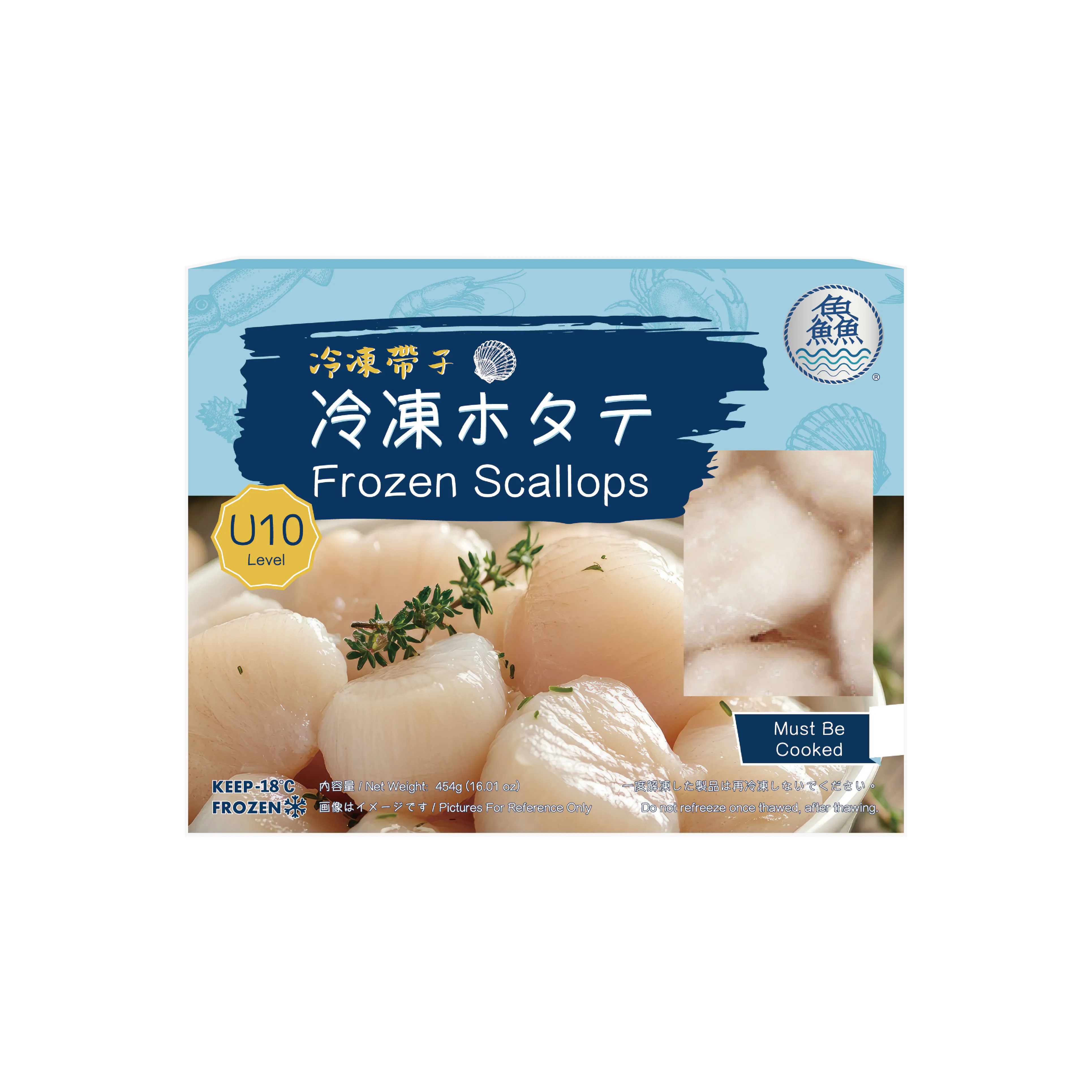 frozen scallop