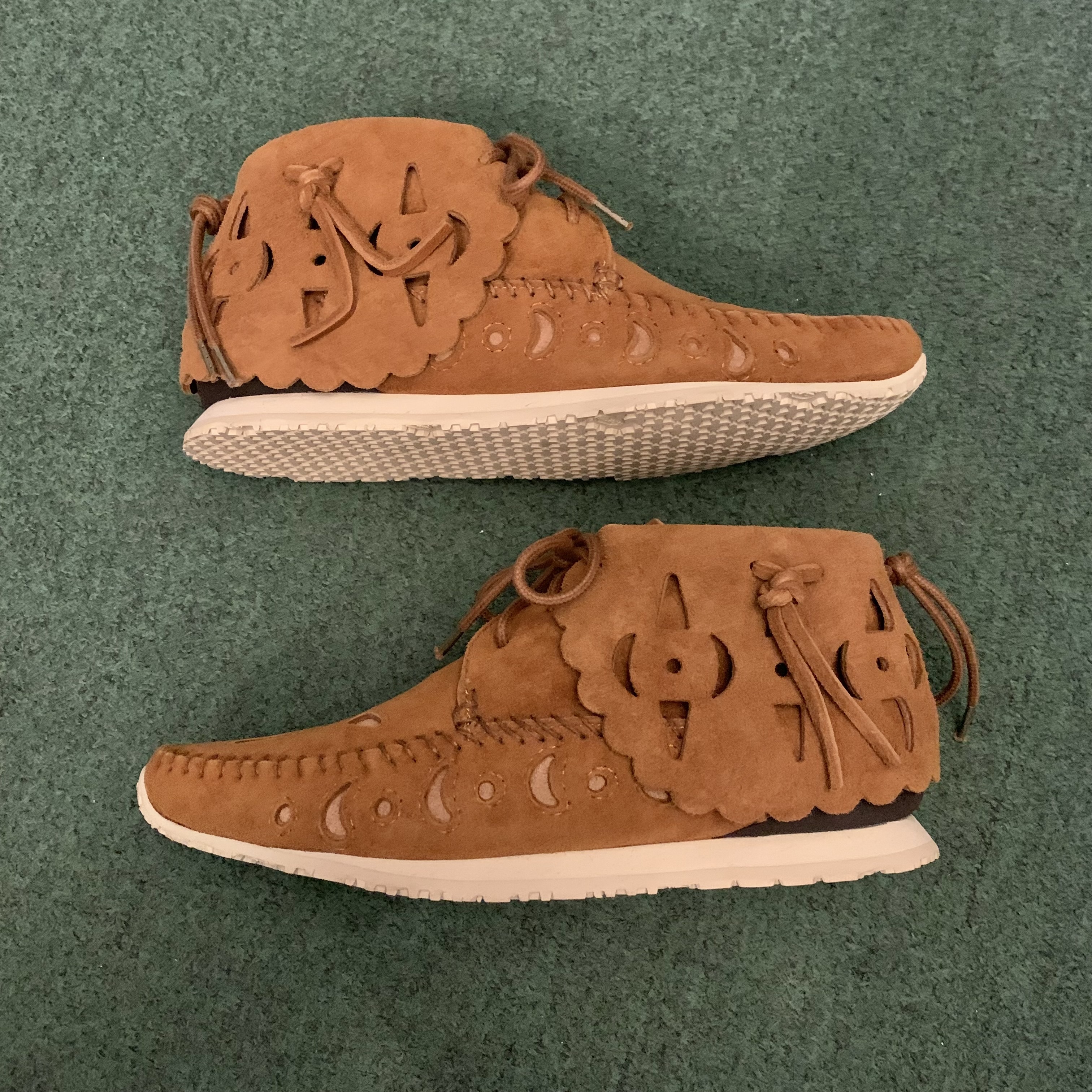 LAST SALE: VISVIM FBT BEARFOOT PERF-FOLK - LT.BROWN SIZE 9 PRE ORDER ITEM (預訂中)