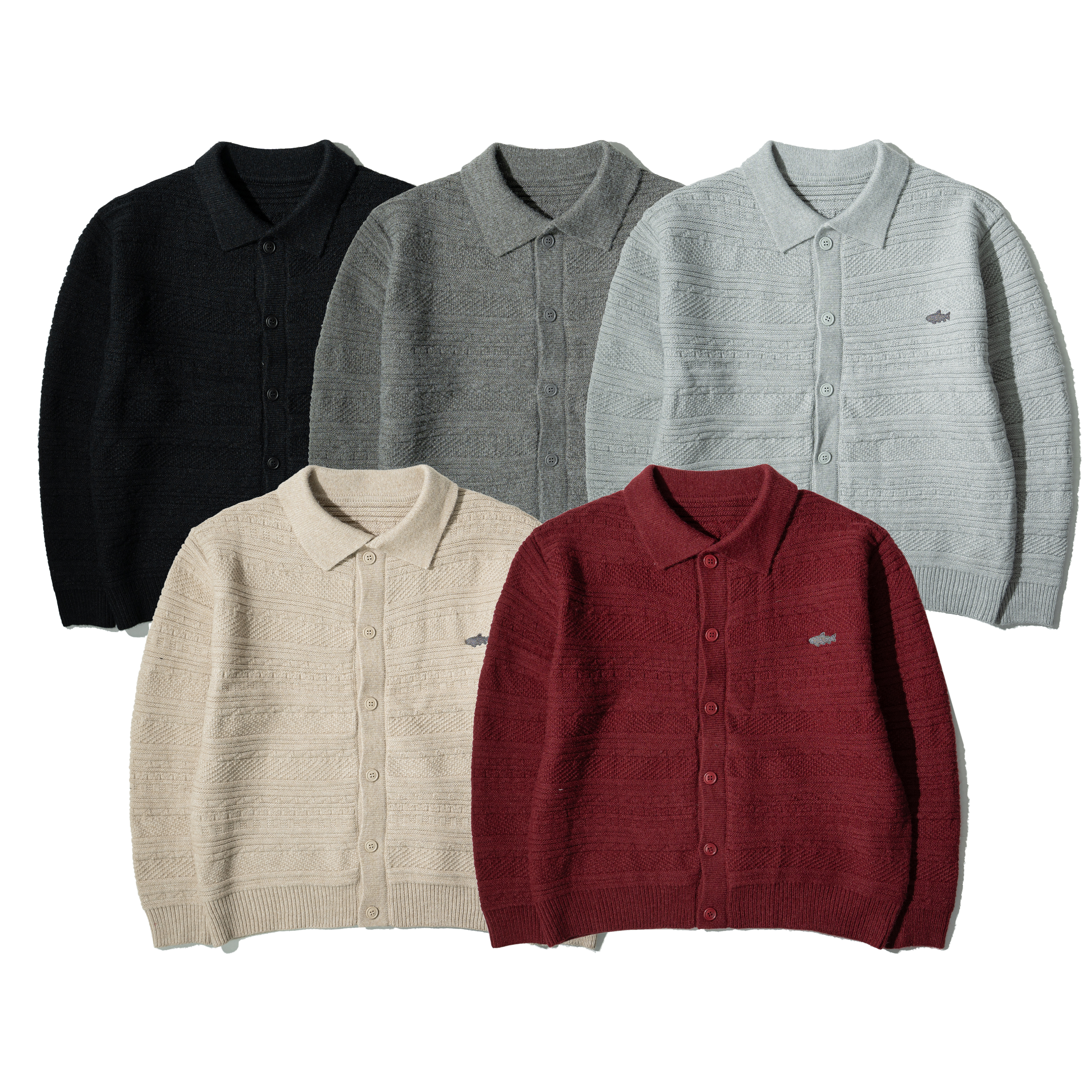 AGILITY Knit Sport Jacket / Shadow 魚影 針織毛衣外套 [KN-SW]