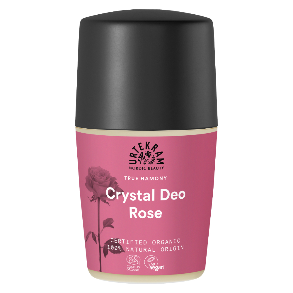 Urtekram Organic Rose Crystal Deodorant Roll On (50mL) (AC355)