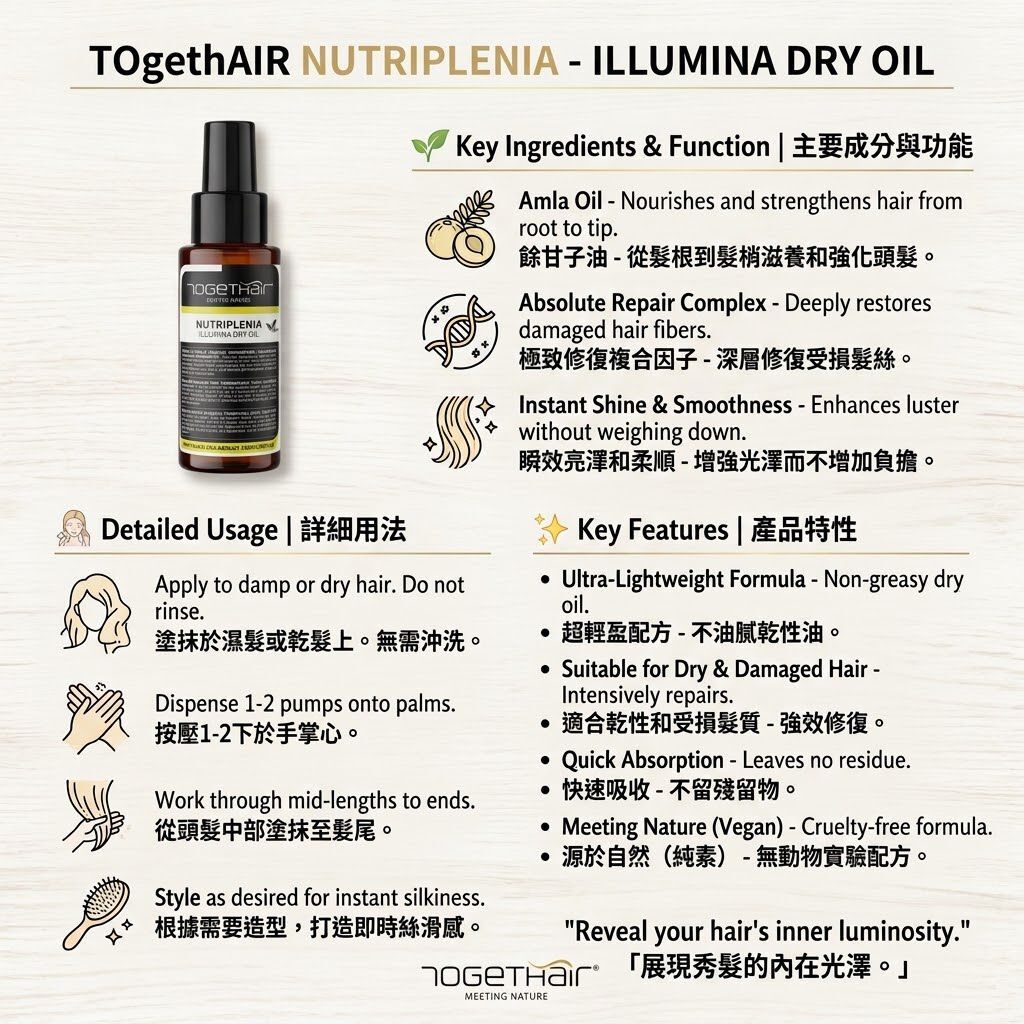 togethair Nutriplenia Illumina Dry Oil 50ml