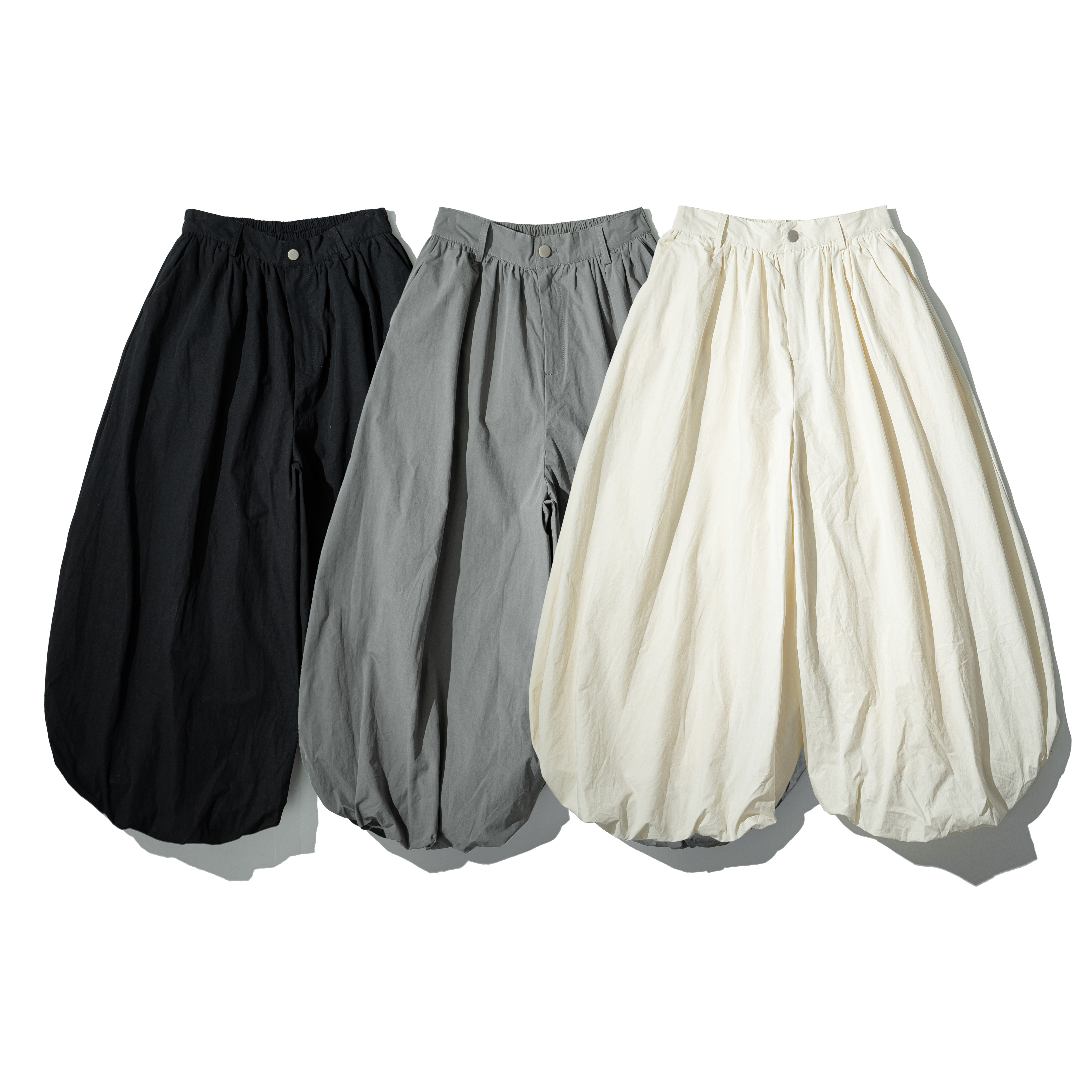 MIAO Wide-Leg Paperbag Pants 女裝 寬版 花苞長褲 [M-P1]
