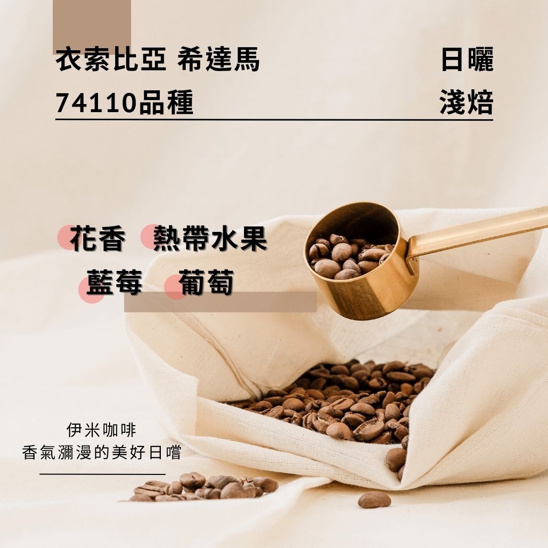 衣索比亞 希達馬 74110品種 日曬 /半磅