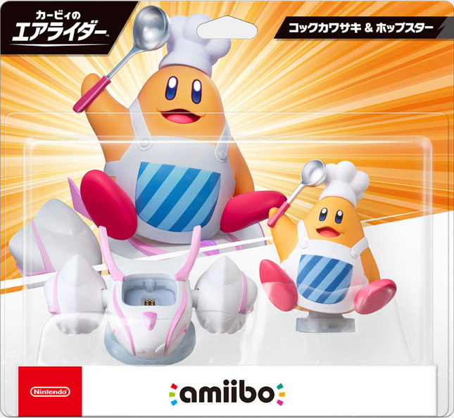 amiibo 廚師川崎 & 跳躍之星（卡比的馭天飛行者系列）