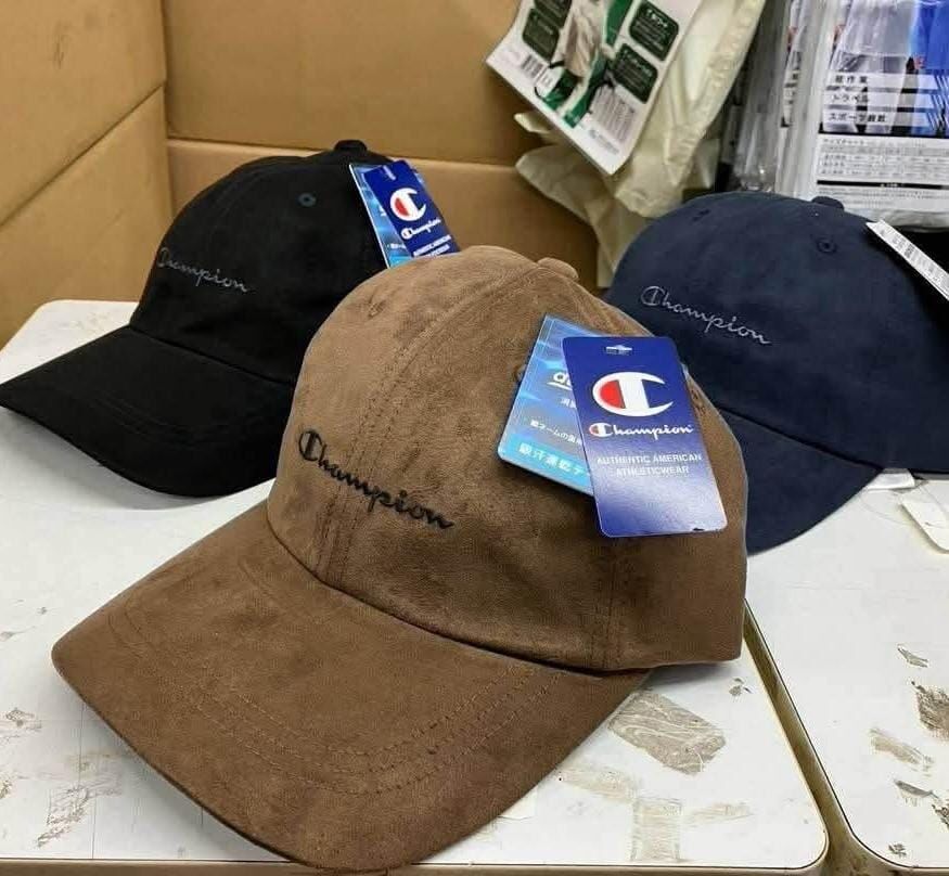 日本 champion 絨面 刺繡 LOGO CAP