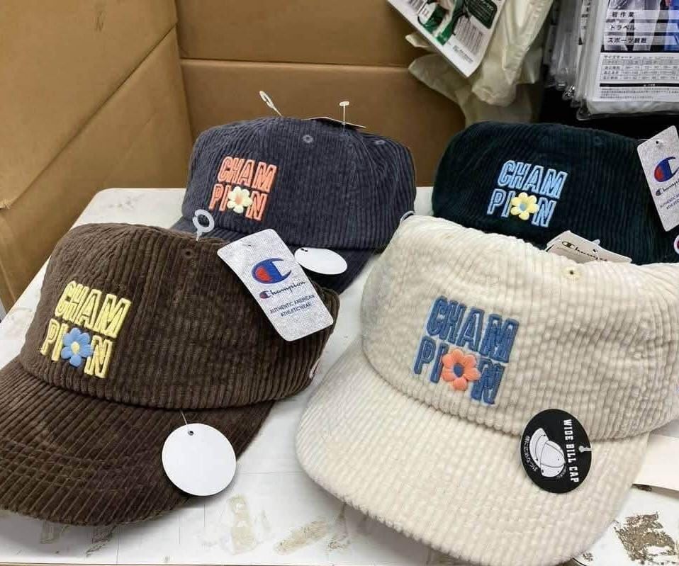 日本 champion 花 刺繡 LOGO CAP
