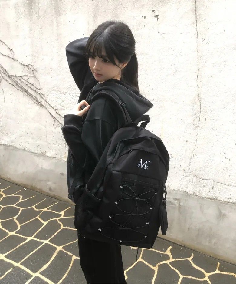 【預購】韓國代購 MUCENT Javen 2-in-1 Rope Backpack 男女通用後背包 附小包