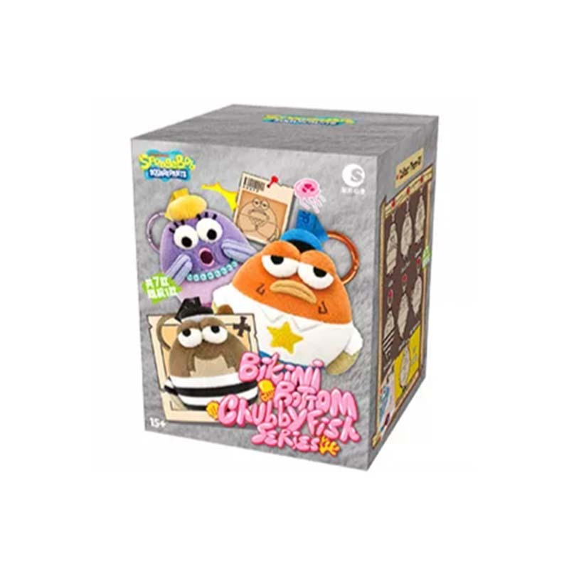 【盲盒】海綿寶寶卡通形象產品 比奇堡胖胖魚系列盲盒 6920882572751 [台灣現貨]