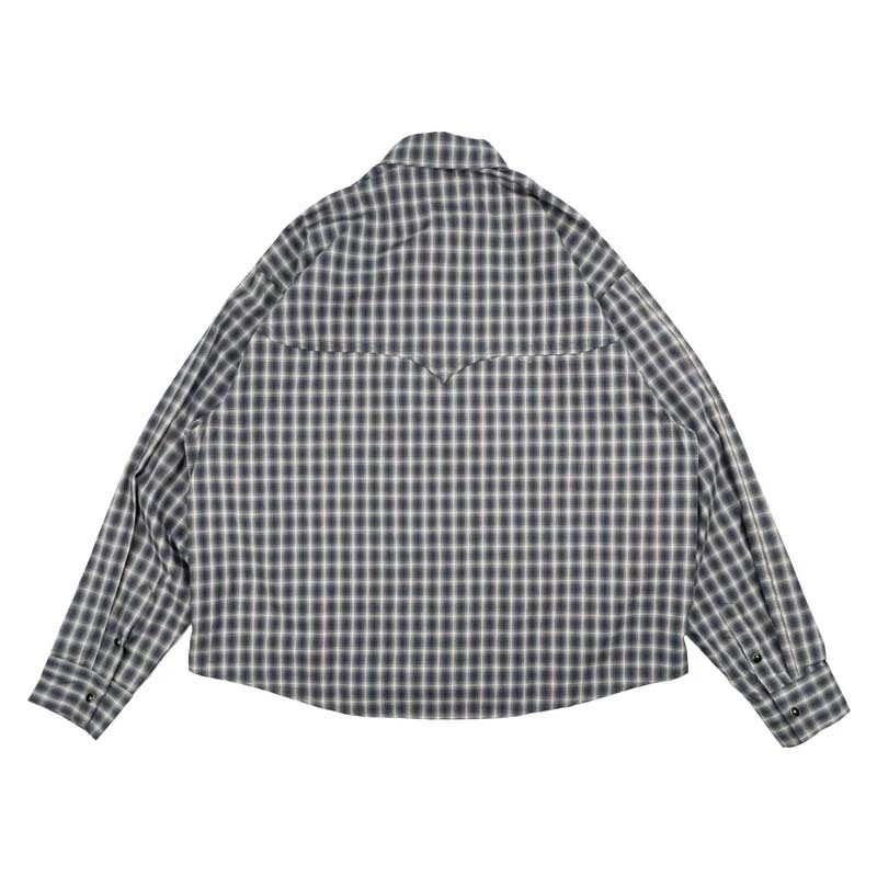 idealism ID VT Raw Edge Shirt 格紋襯衫 外套 黑色 ID26997-BK [台灣現貨]