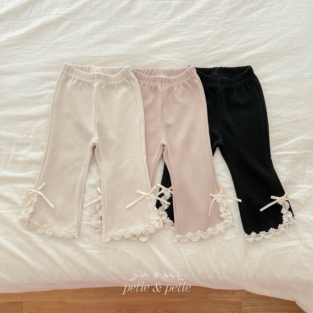 PETIT & PETIT Sally Lace Bell Pants