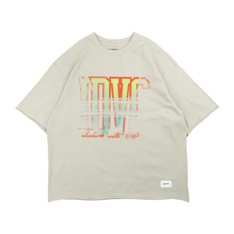 idealism Raw Wash Tee 水洗 短袖 灰色 ID26999-GY [台灣現貨]
