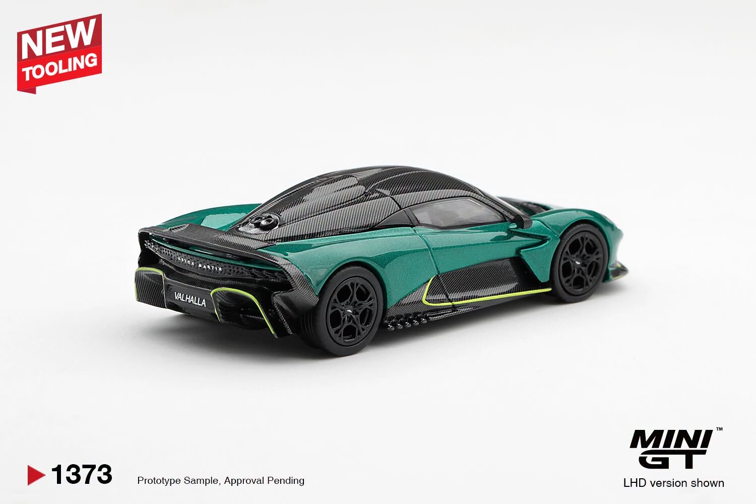 預訂:1/64 MINI GT Aston Martin Valhalla Podium Green (MGT01373-R)