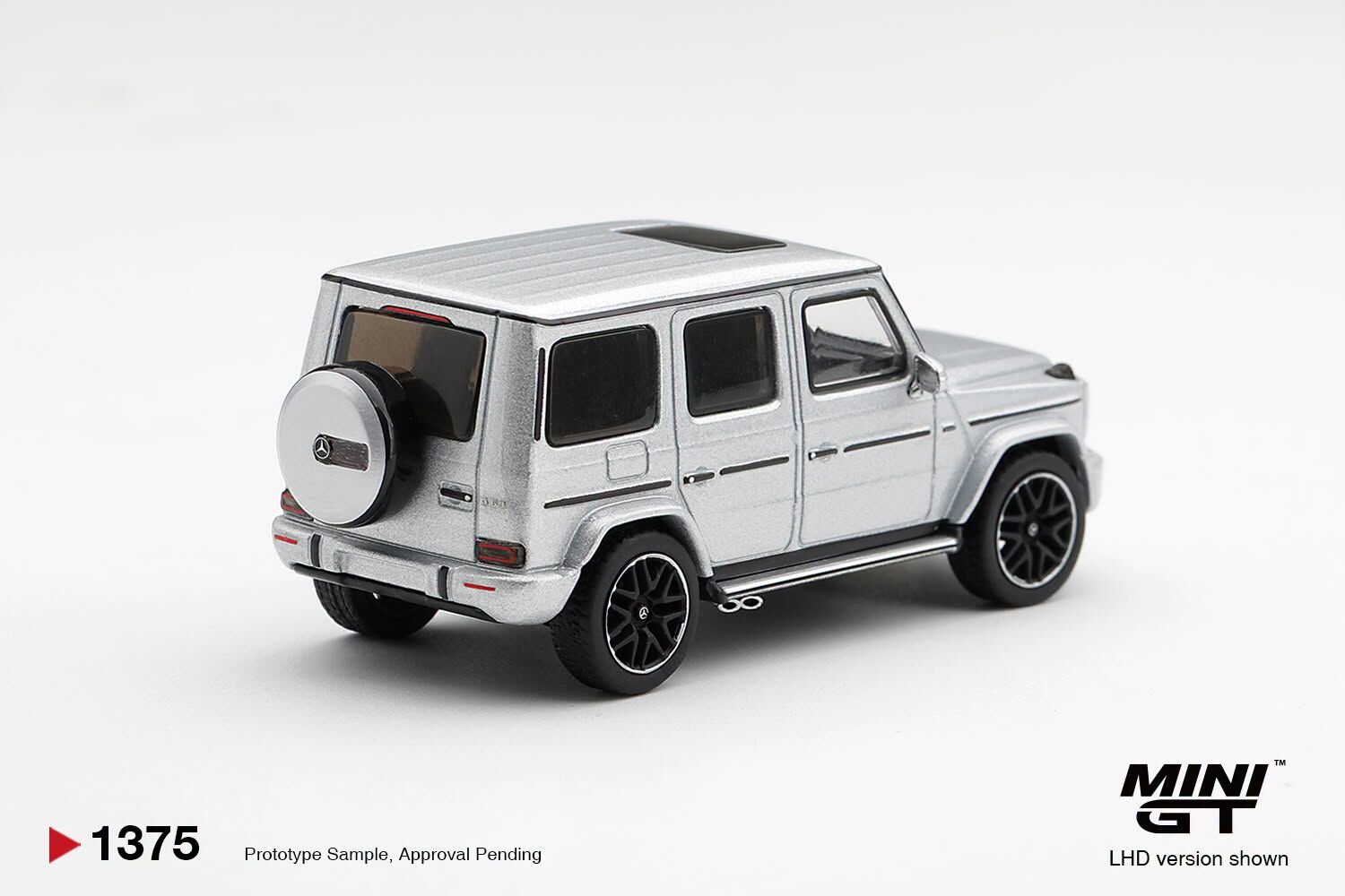 預訂:1/64 MINI GT Mercedes-AMG G 63 Silver Metallic (MGT01375-R)