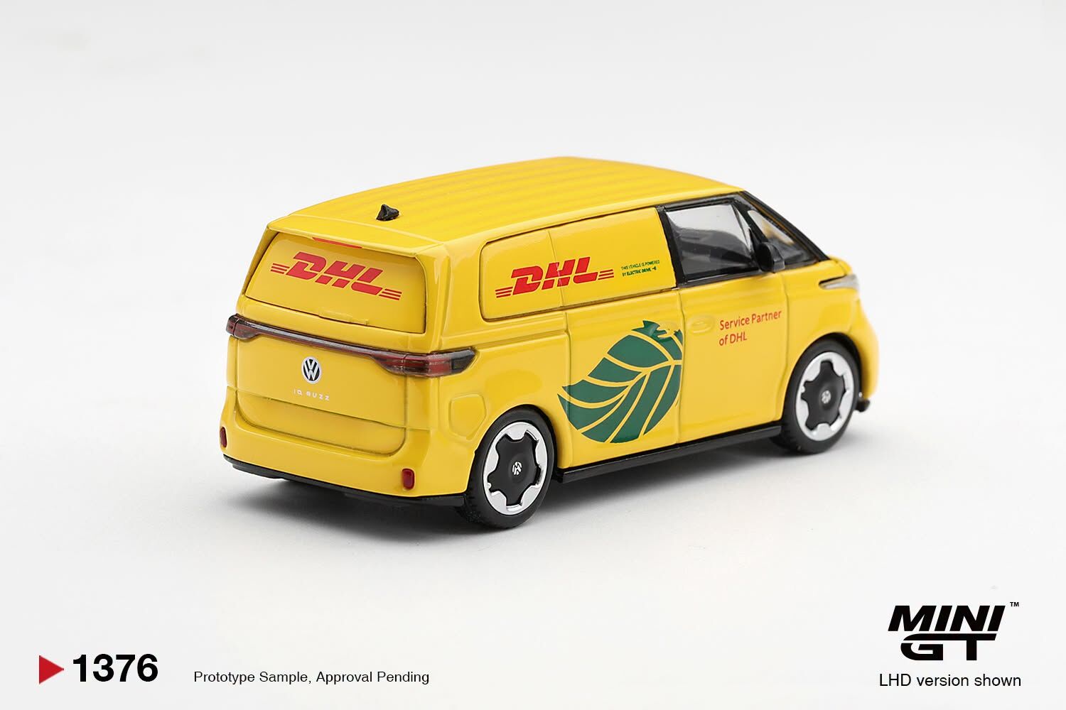 預訂:1/64 MINI GT Volkswagen ID.Buzz DHL Electric (MGT01376-L)