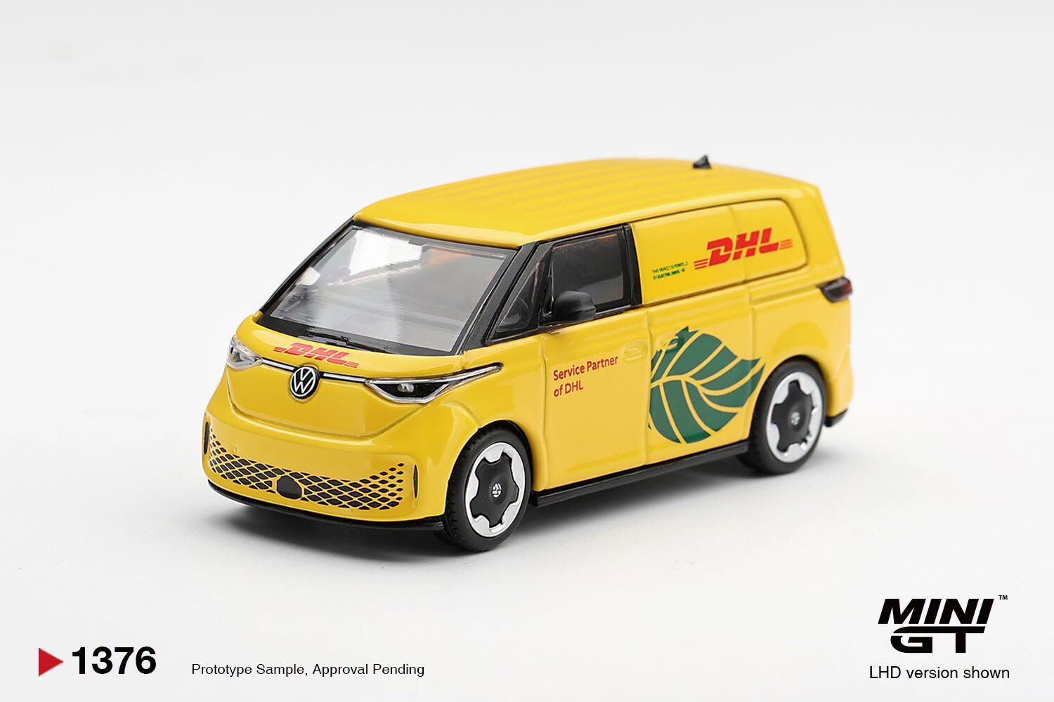 預訂:1/64 MINI GT Volkswagen ID.Buzz DHL Electric (MGT01376-L)