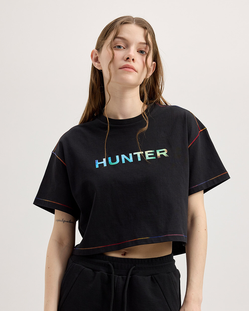 【預購】HUNTER WKR083101 女裝短版短袖上衣